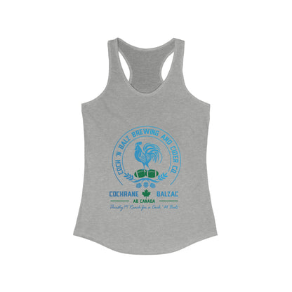 Women's Blue/Green Logo Tank