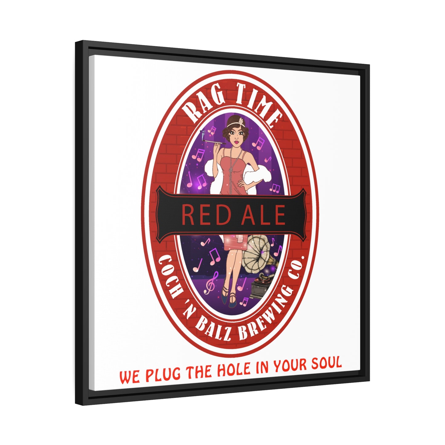 Rag Time Red Ale Matte Canvas