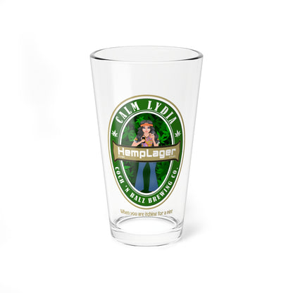 16oz Calm Lydia Pint Glass