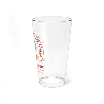 16oz Classic Coch 'N Balz Logo Pint Glass