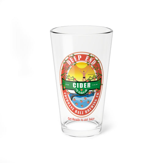 16oz Peach Cider Pint Glass