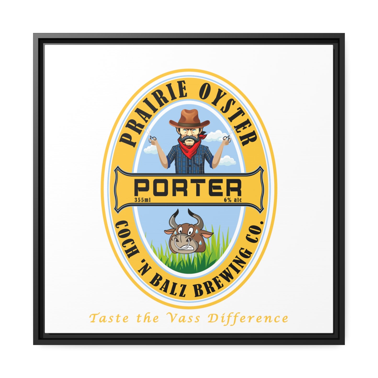 Prairie Oyster Porter Matte Canvas