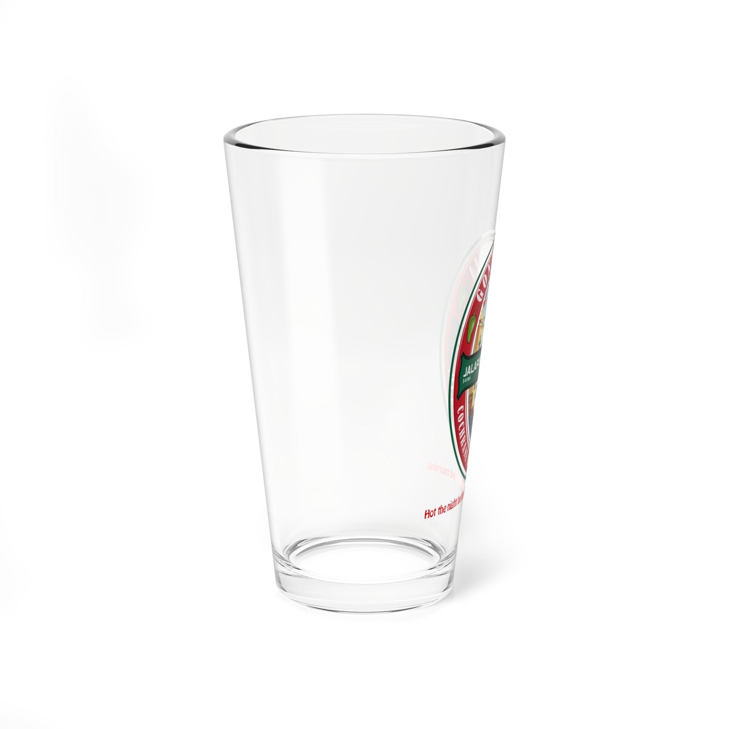 16oz Jalapeño Cerveza Pint Glass