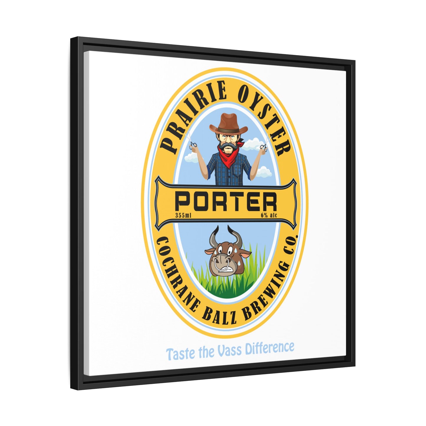 Prairie Oyster Porter Matte Canvas