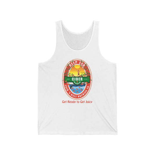 Peach Cider Deep End Printed Tank Top