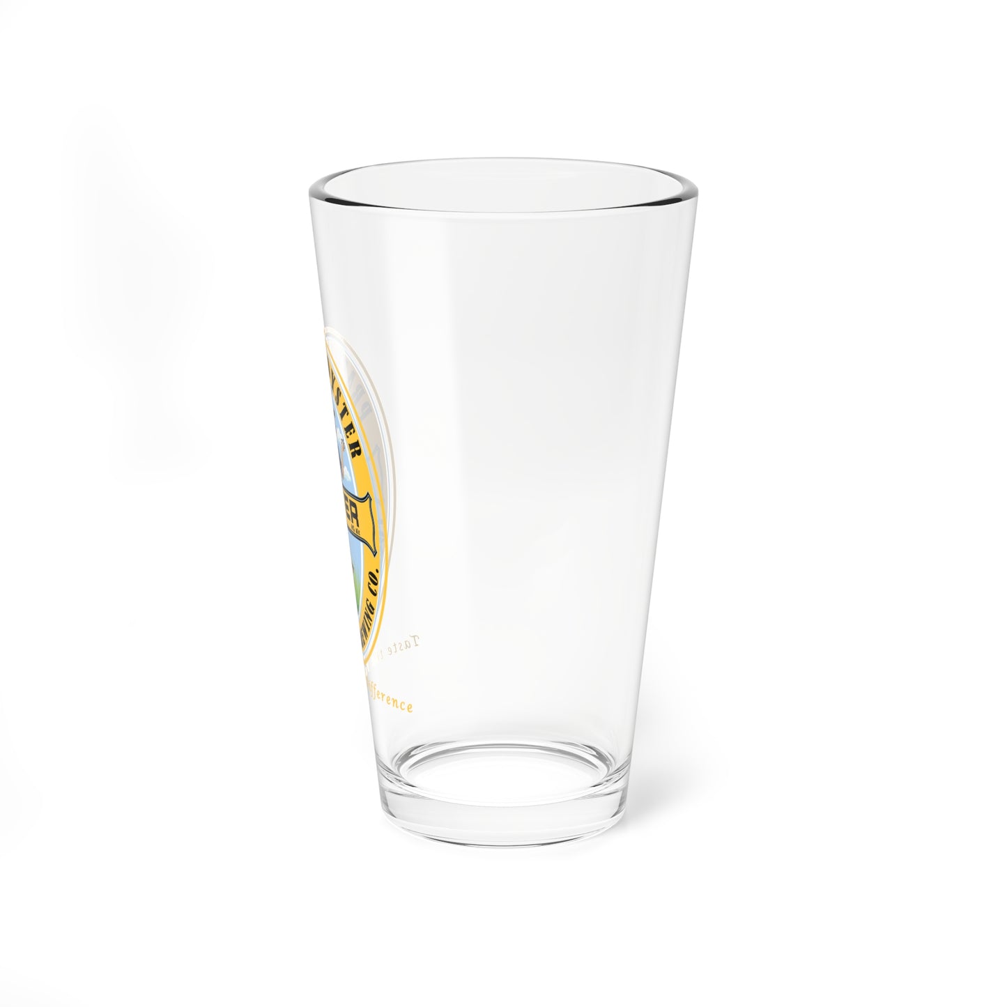 16oz Traditional Prairie Oyster Pint Glass