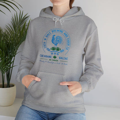 Unisex Blue/Green Logo Hoodie