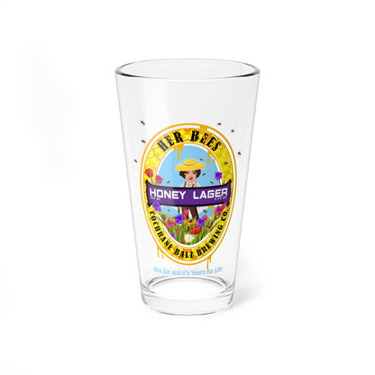 16oz Her Bees Pint Glass