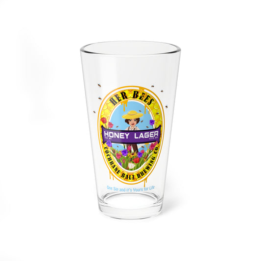 16oz Her Bees Pint Glass