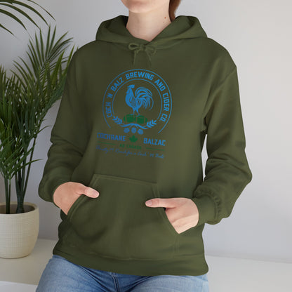 Unisex Blue/Green Logo Hoodie