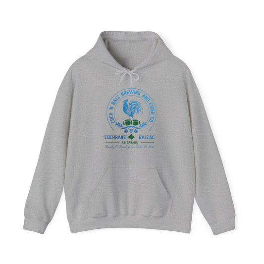 Unisex Blue/Green Logo Hoodie