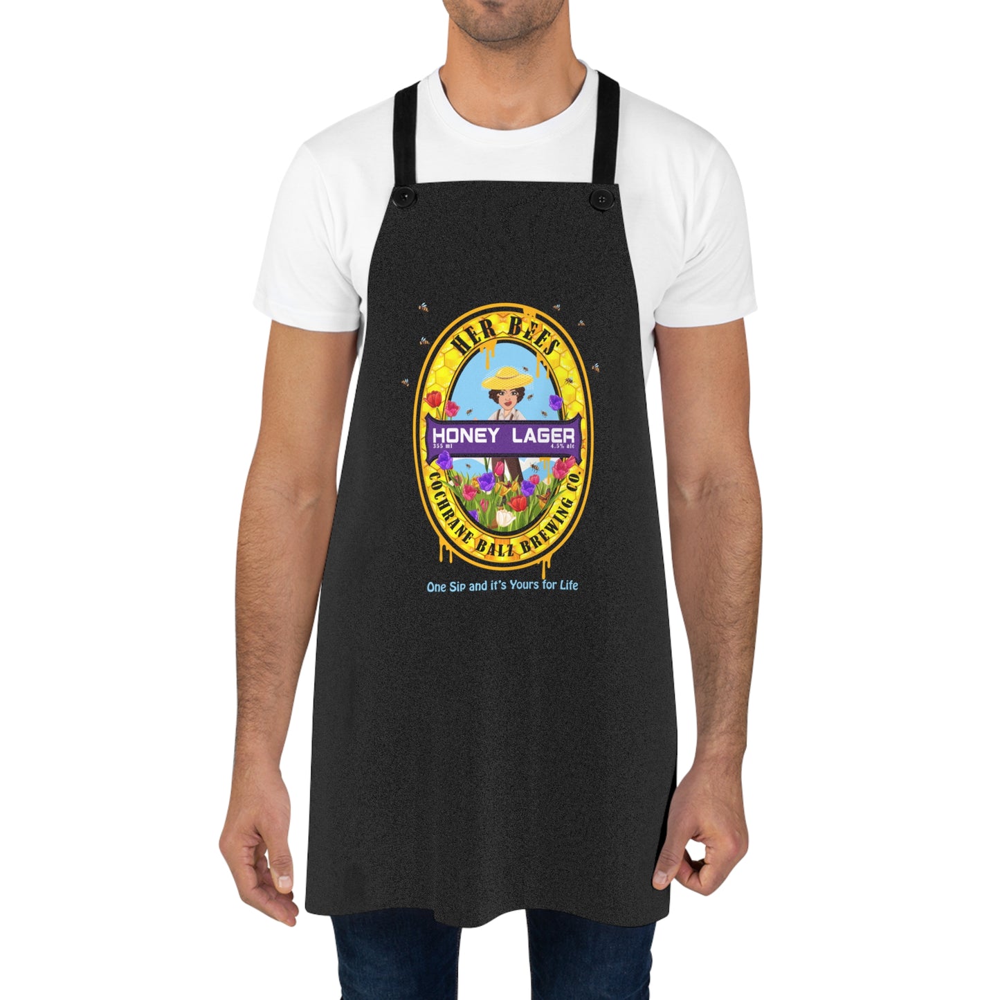 Her Bees Lager Apron