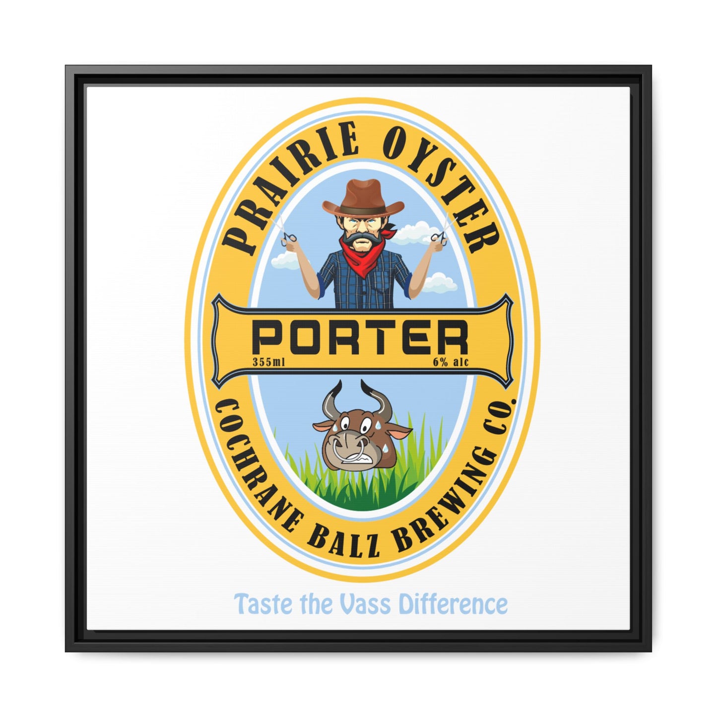 Prairie Oyster Porter Matte Canvas