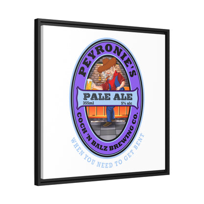 Peyronie's Pale Ale Matte Canvas