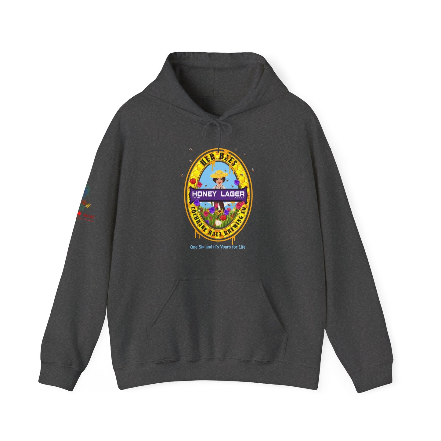 Her Bees Honey Lager Unisex Hoodie