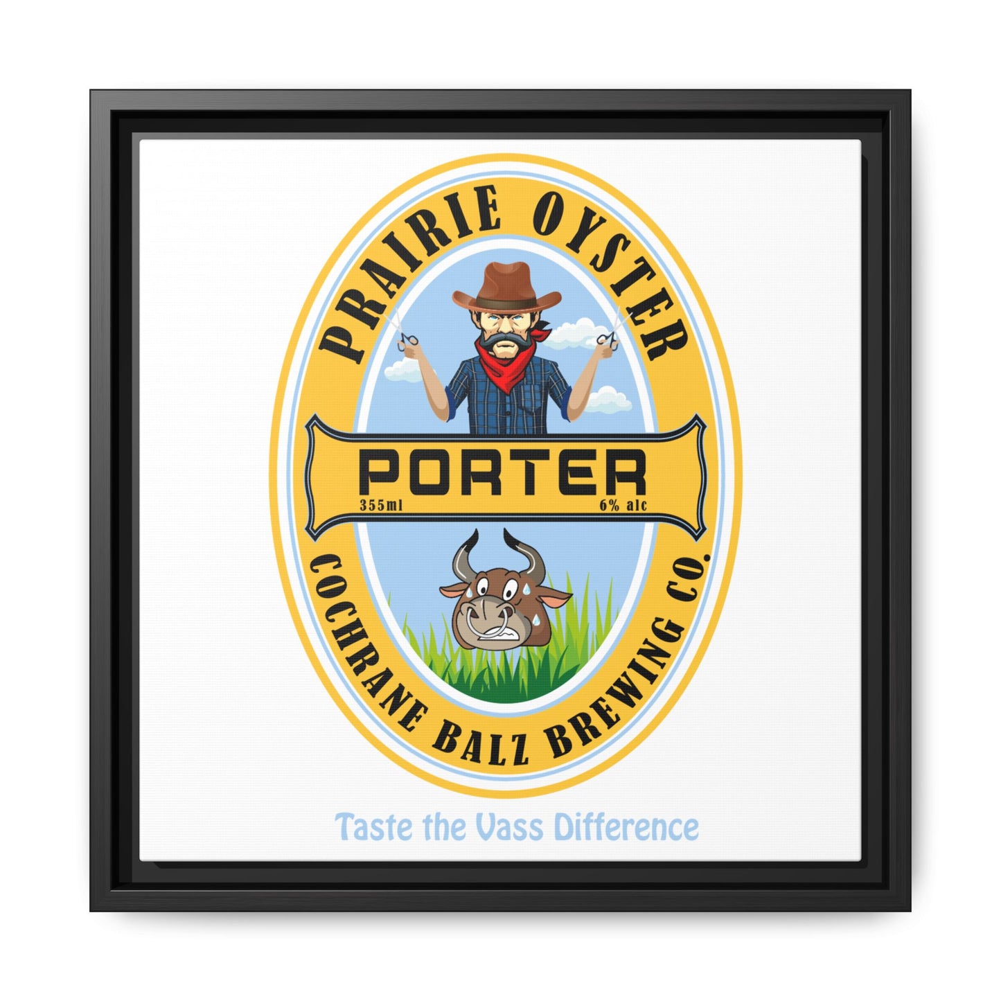 Prairie Oyster Porter Matte Canvas