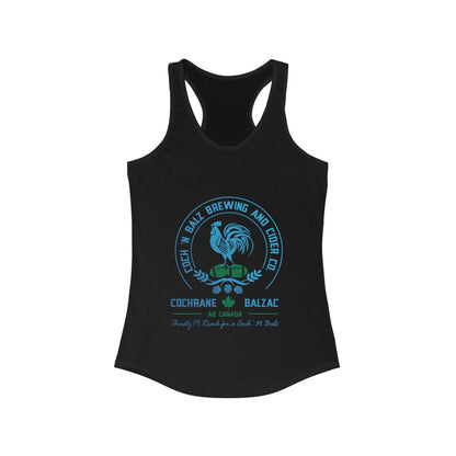 Women's Blue/Green Logo Tank