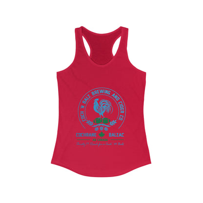 Women's Blue/Green Logo Tank