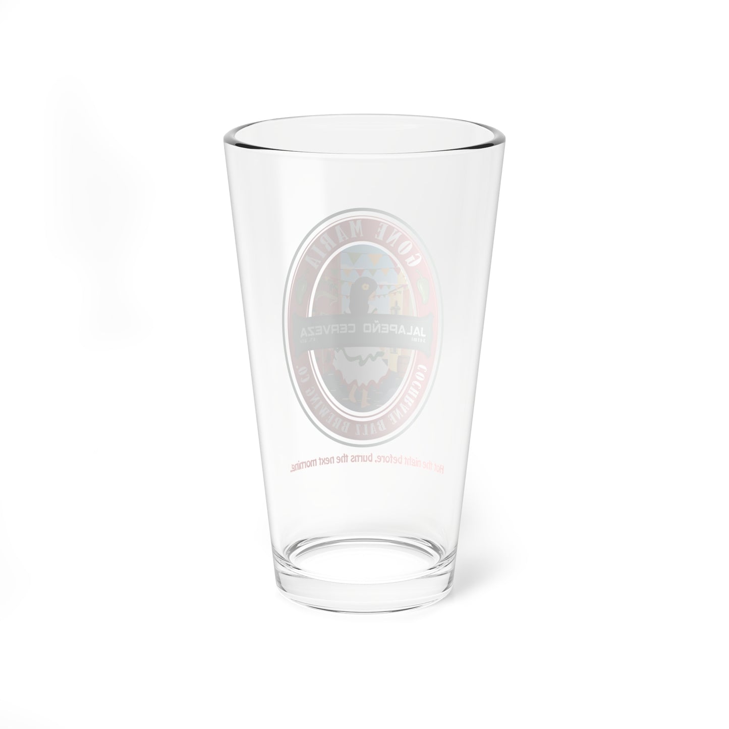 16oz Jalapeño Cerveza Pint Glass