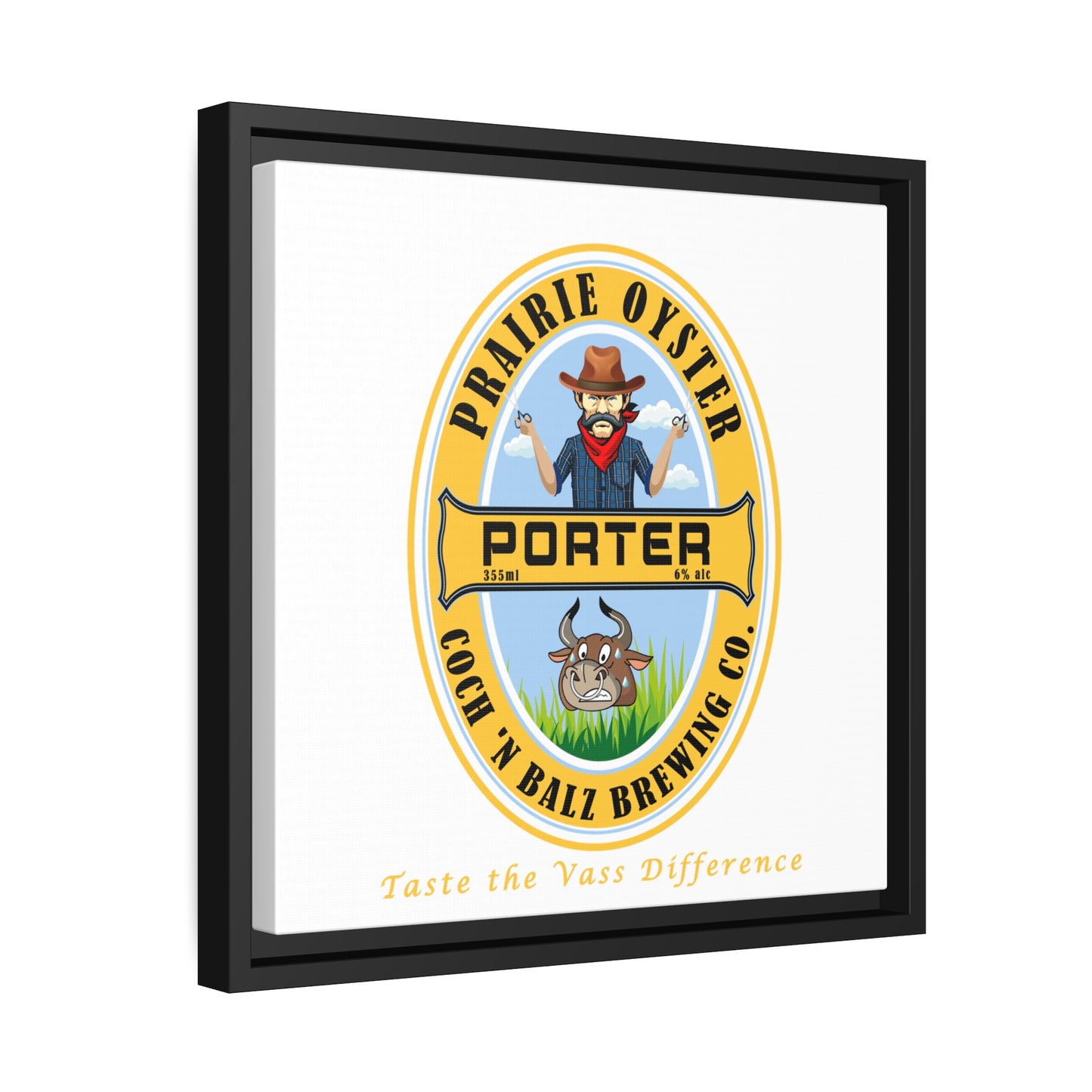 Prairie Oyster Porter Matte Canvas