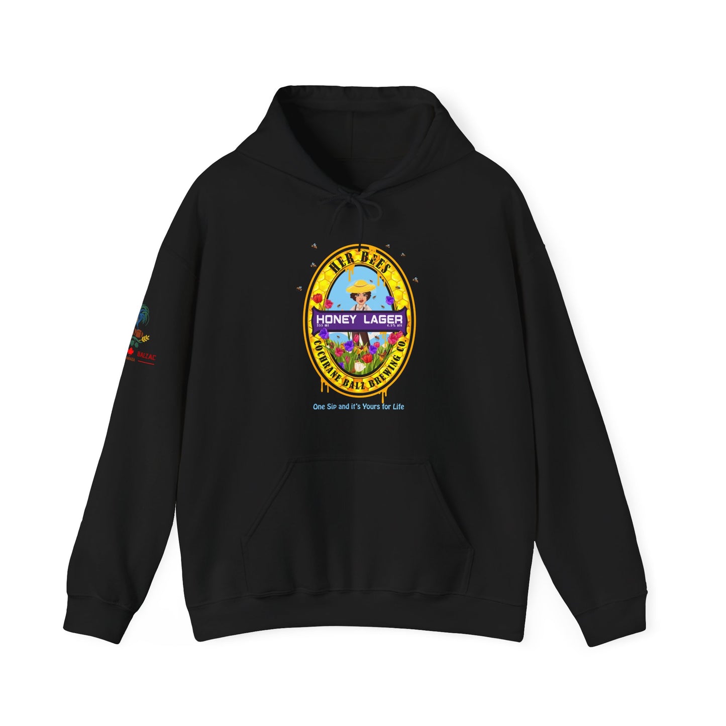 Her Bees Honey Lager Unisex Hoodie