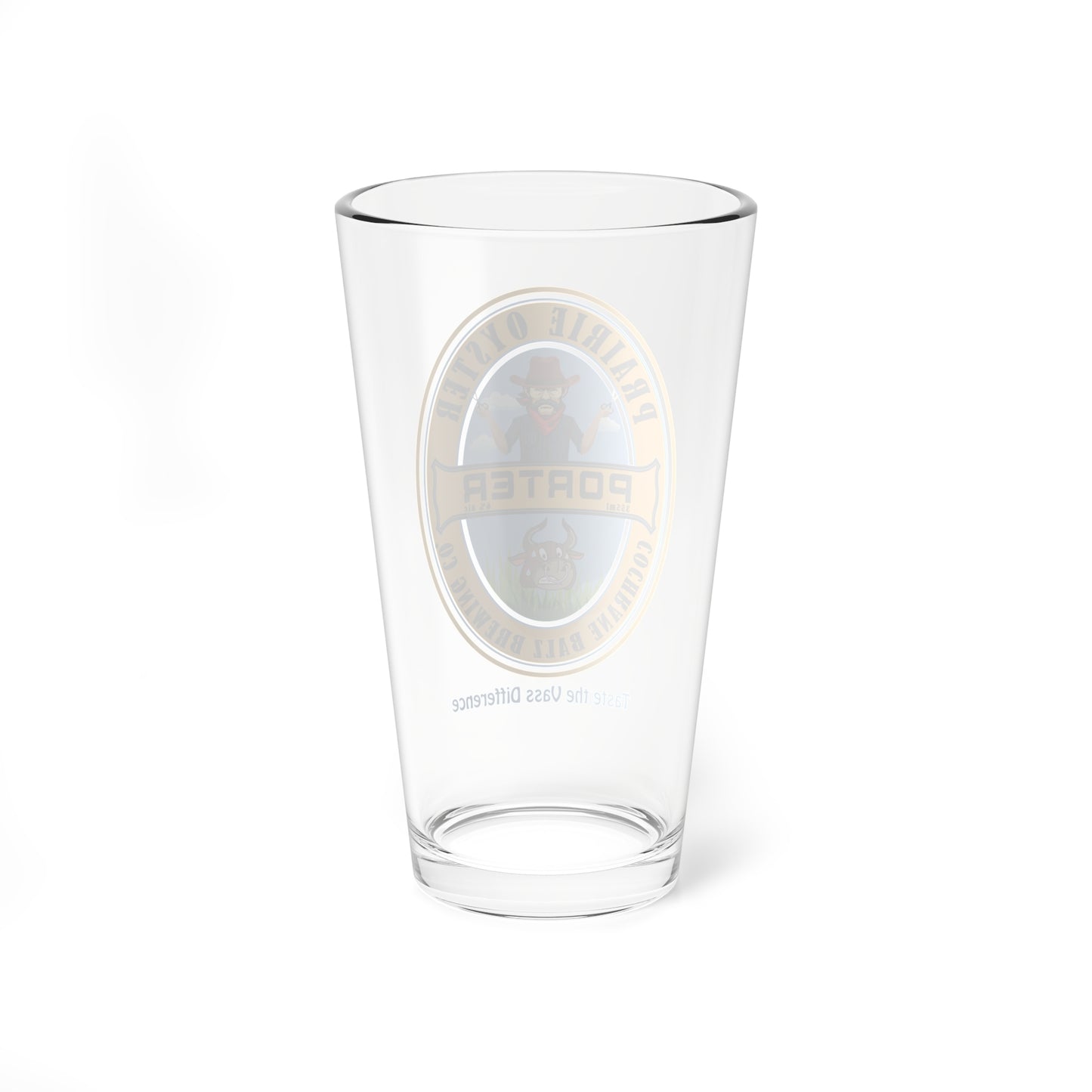 16oz Prairie Oyster Pint Glass